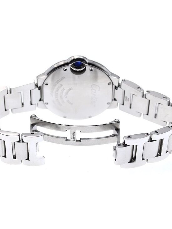 CARTIER Baron Blue MM W6920071 Silver Dial Automatic Boy\'s Watch_963155 main image 5